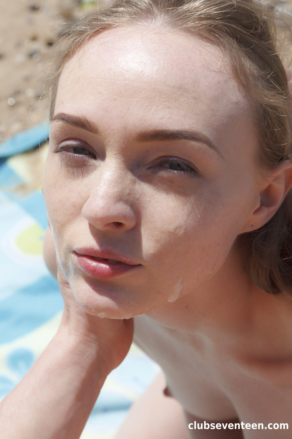 Young Couple Making Out On The Beach 20