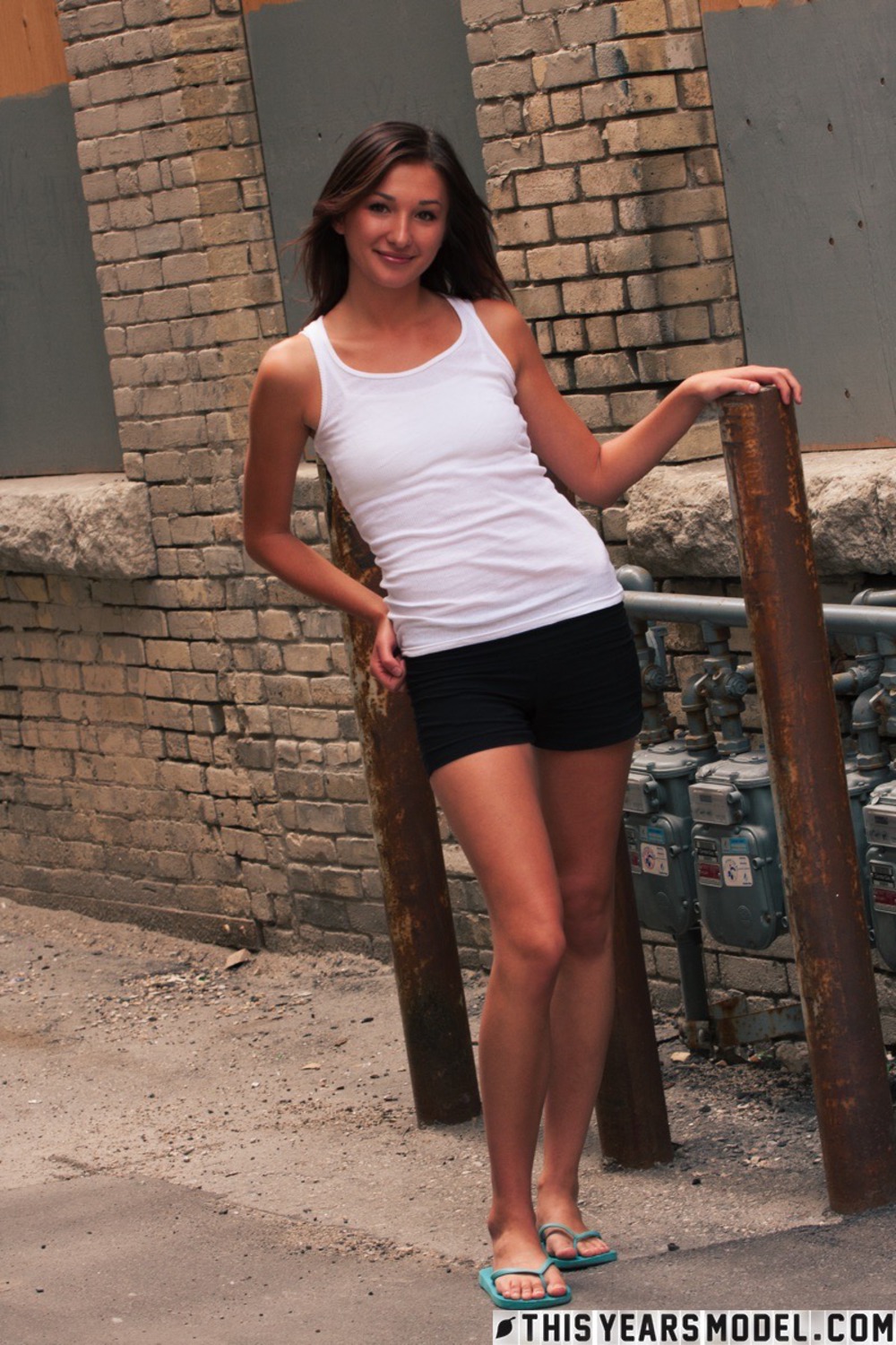 Sienna Strips In Public Places 1