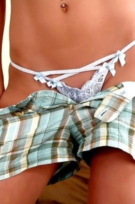 Sexy blonde in sexy pants